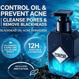 Men's slightly acidic facial cleanser 5% lactic acid salicylic acid formula, oil control acne, deep cleaning pores foam cleanser left and right color 150ml Made in China